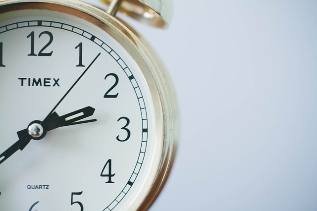 Alarm Clock indicating routine schedule
